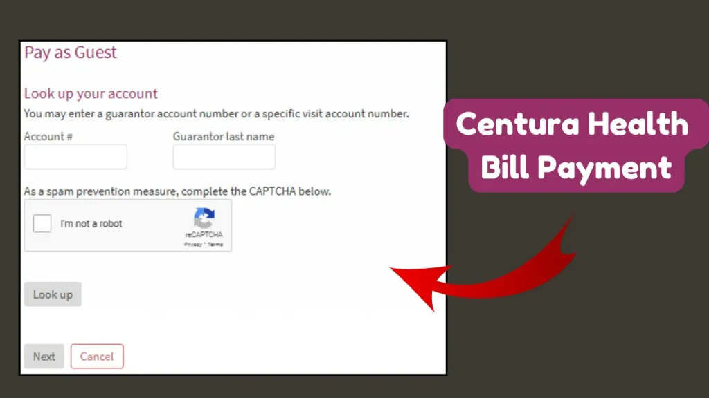 Centura Health Bill Payment Login